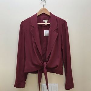 NWT Urban Outfitters Tie Front Blazer